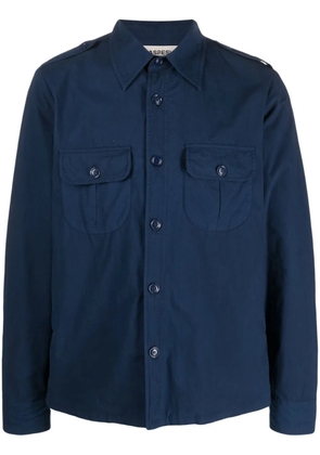 ASPESI long-sleeve cotton shirt - Blue