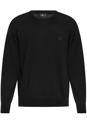 ETRO wool jacquard sweater - Black