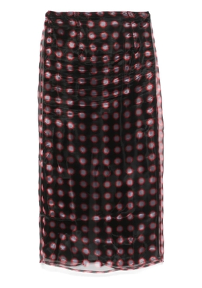 16Arlington Dia midi skirt - Red