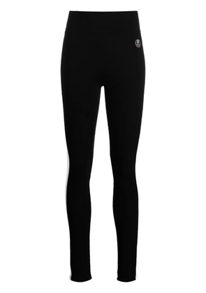 We Norwegians Voss striped merino-blend ski leggings - Black