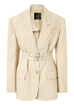 PINKO belted blazer - Neutrals