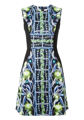 Peter Pilotto printed panel dress - Black