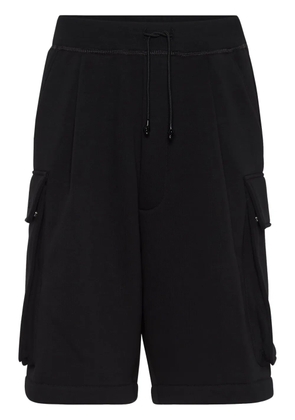 DSQUARED2 cotton track shorts - Black