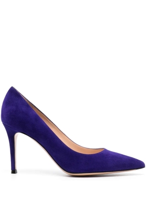 Gianvito Rossi Gianvito suede pumps - Purple