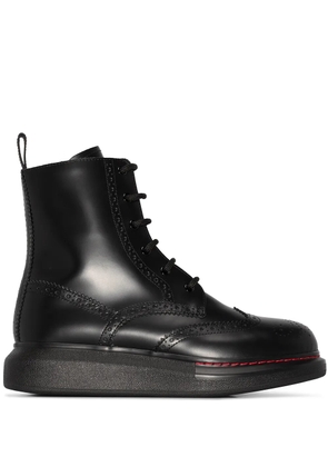 Alexander McQueen lace-up ankle boots - Black