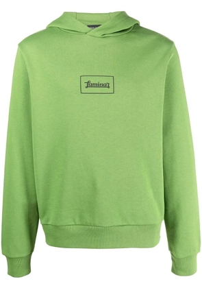 Herno Laminar-print detail hoodie - Green