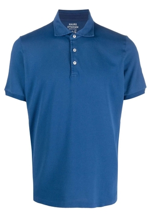 Mauro Ottaviani short-sleeved polo shirt - Blue