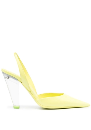 3juin 105mm leather pumps - Yellow