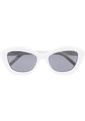 Saint Laurent Eyewear cat-eye tinted sunglasses - White