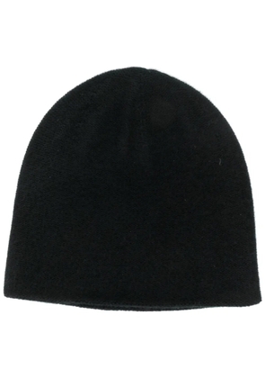 N.Peal double layer beanie - Black