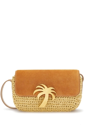Palm Angels Palm Bridge woven crossbody bag - Neutrals
