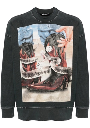 Palm Angels Dice Game crew-neck sweatshirt - Black