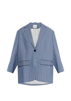 MUNTHE pinstripe button blazer - Blue