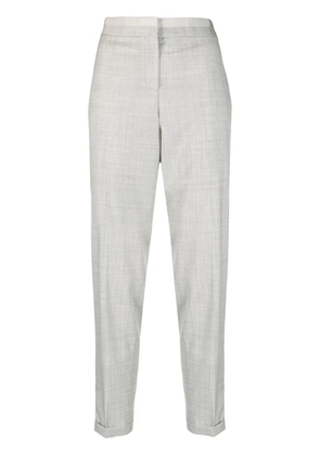 Fabiana Filippi virgin wool tapered trousers - Grey