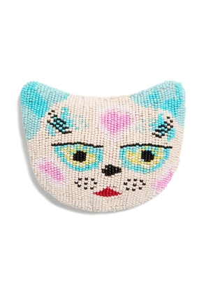 Valentino Garavani Le Chat de La Maison brooch - Pink