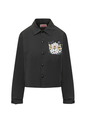 Kenzo graphic coach jacket - Black