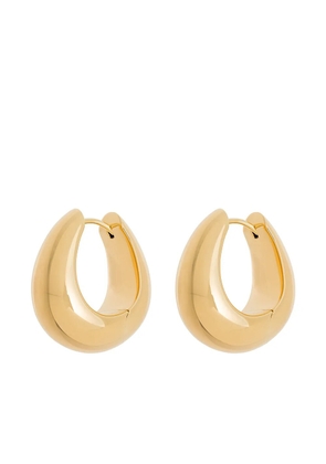 Tom Wood Ice medium hoop earrings - Gold