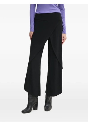 Joseph Ribkoff drape-wrap trousers - Black