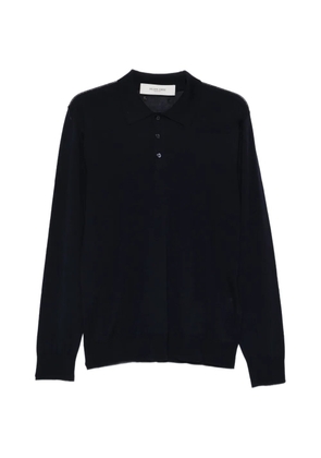 Golden Goose virgin wool polo shirt - Blue