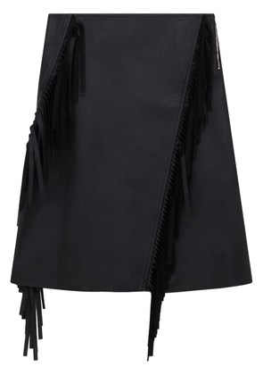 Stella McCartney Altermat fringe midi-skirt - Black