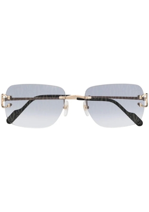 Cartier Eyewear square-frame sunglasses - Gold