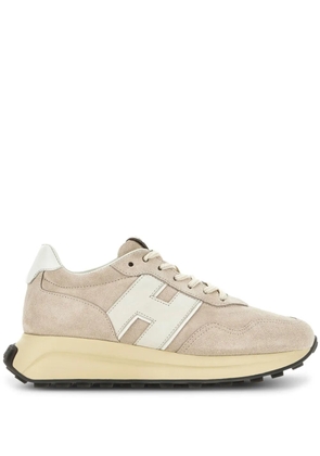 Hogan H641 suede low-top sneakers - Neutrals