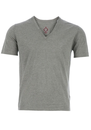 Side Slope v-neck t-shirt - Grey