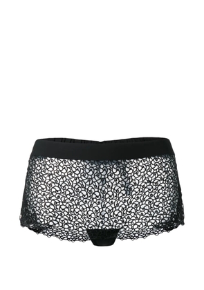 La Perla Macrame Tale knickers - Black