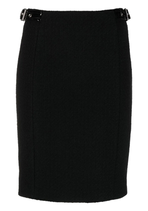 Moschino strap-detail pencil skirt - Black