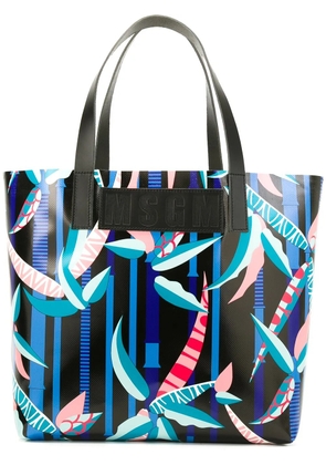 MSGM graphic print tote - Black