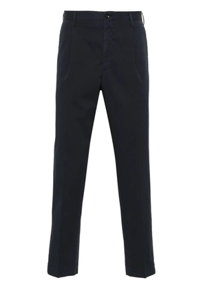 Incotex stretch-cotton tapered trousers - Blue