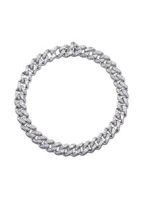 SHAY 18K white gold diamond chain bracelet - Silver