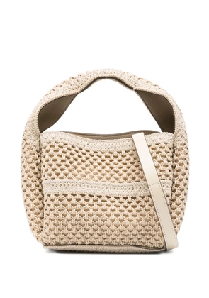 TOTEME crochet mini bag - Neutrals
