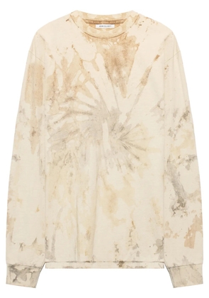John Elliott tie-dye long sleeve sweatshirt - Neutrals