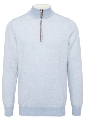 N.Peal Carnaby half-zip sweater - Blue
