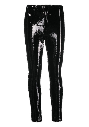 ISABEL MARANT sequin-embellished trousers - Black