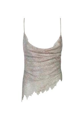 POSTER GIRL asymmetric-hem top - Neutrals