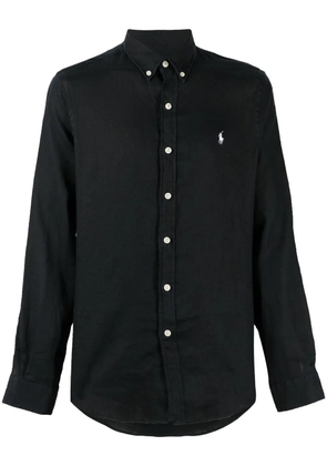 Polo Ralph Lauren logo button-down shirt - Black