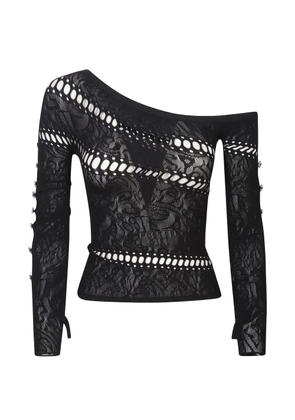 POSTER GIRL Ivy cutout one-shoulder top - Black