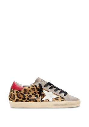 Golden Goose Super-Star leopard-print sneakers - Brown