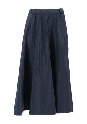 ASPESI elastic-waist flared midi skirt - Blue