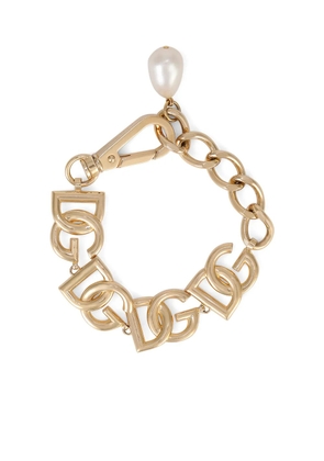 Dolce & Gabbana DG-logo chain-link bracelet - Gold