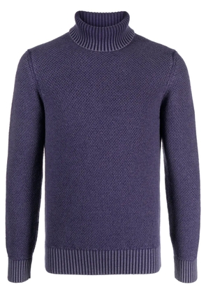 Circolo 1901 roll-neck virgin wool jumper - Purple