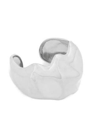 NAKED WOLFE Xena textured bangle - Silver