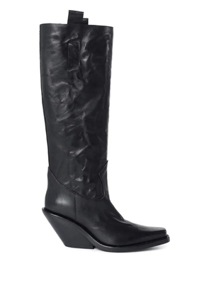 Ann Demeulemeester Lidar calf-leather cowboy boots - Black