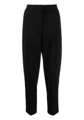 Le Tricot Perugia cropped tapered trousers - Black