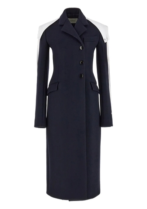 Ferragamo double-breated wool coat - Blue