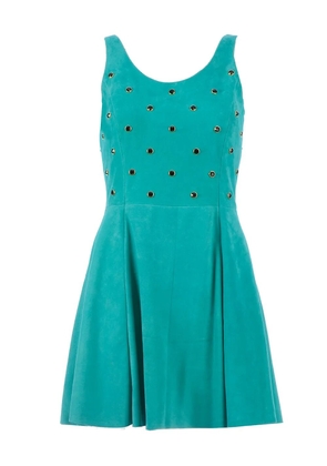 Drome Embellished leather dress - Green