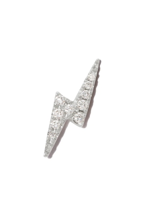 MARIA TASH 18kt white gold Lightning Bolt earring