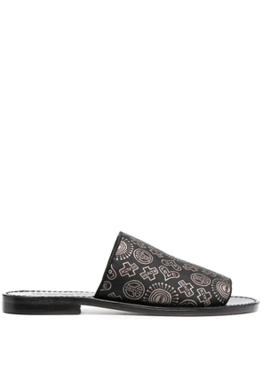 10 CORSO COMO x The Merchant of Florence Woodstock slides - Black